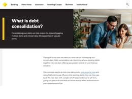 Commonwealth Bank Debt consolidation loan