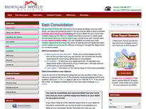 Mortgage World Debt consolidation loan