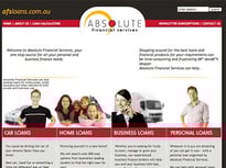 Absolute Financial Services Bad credit loan