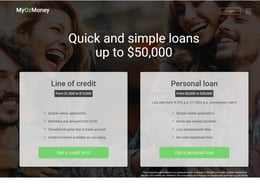 MyOzMoney Short-term loan