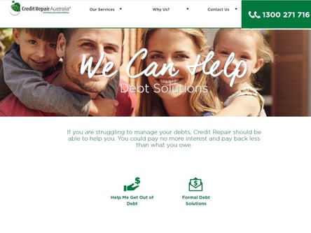 Credit Repair homepage