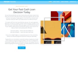 Payday Rocks Quick loan
