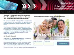 Australian Internet Loans Short-term loan