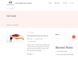 First Rate Car finance