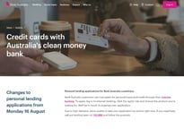 Bank Australia Credit card
